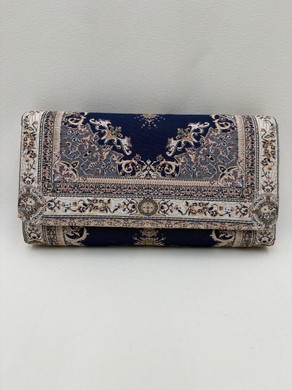 PELK Boho Fabric Women's Wallet Turkish Carpet Design NWOT